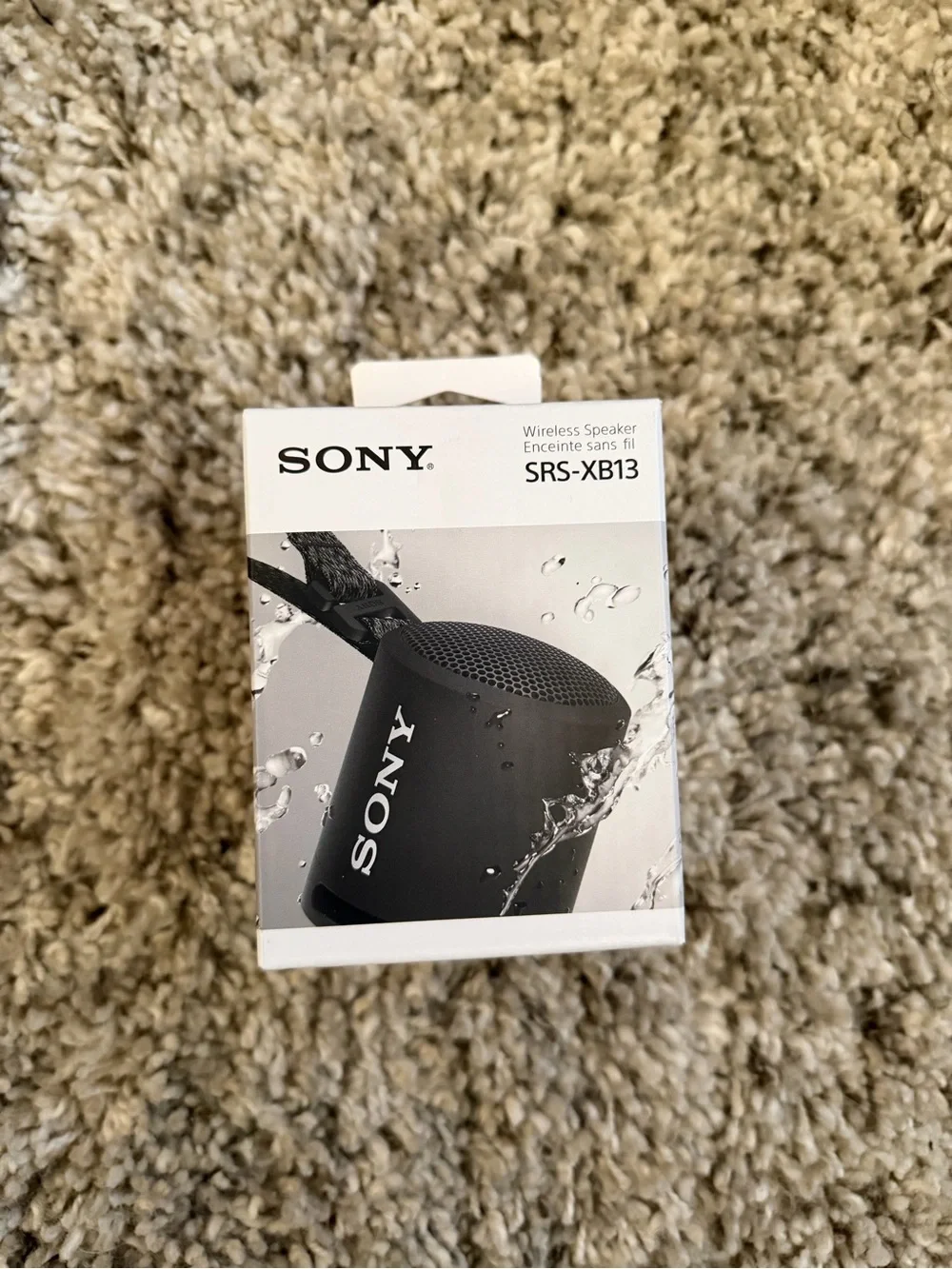 Sony SRS-XB13 Bluetooth Speaker - White Box